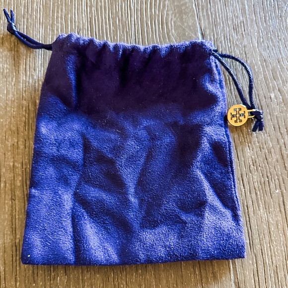 HP🎉Tory Buch Miller Double Wrap Brown Leather Logo Stud Bracelet - Picture 7 of 7